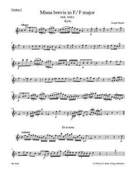 Missa brevis F-Dur Hob. XXII:1 