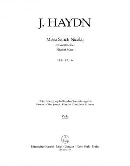Missa Sancti Nicolai Hob. XXII:6 