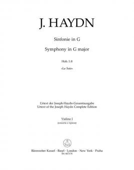 Sinfonie Nr. 8 G-Dur Hob.I:8 
