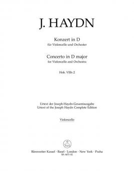 Konzert D-Dur Hob. VIIb:2 