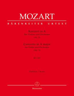 Konzert Nr. 5 A-Dur KV 219 Standard