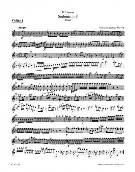 Sinfonie Nr. 18 F-Dur KV 130 