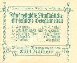 5 religiöse Musikstücke 
