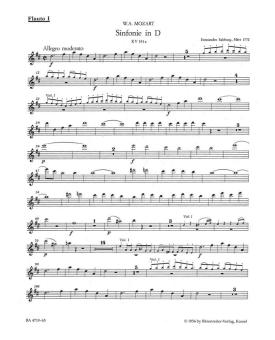 Sinfonie D-Dur KV 141a (161) 