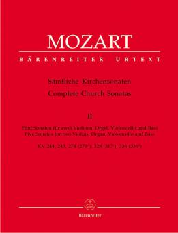 Sämtliche Kirchensonaten Heft 2 Standard