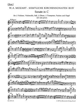 Sämtliche Kirchensonaten Heft 3/4 