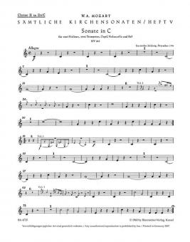 Sämtliche Kirchensonaten Heft 5 KV 263 