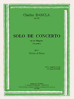 Solo de concerto en ut majeur op. 210 