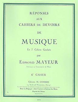 Reponses aux devoirs du No. 6 