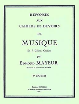 Reponses aux devoirs du No. 7 