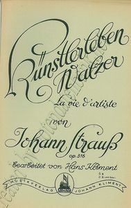 Künstlerleben / La vie d' artiste 