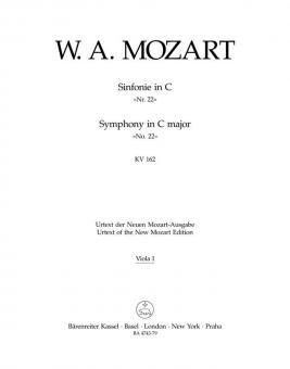 Sinfonie Nr. 22 C-Dur KV 162 