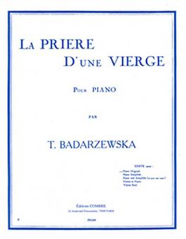 La priere d'une vierge op. 4 