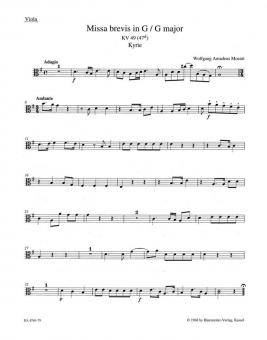 Missa brevis G-Dur KV 49 (47d) 
