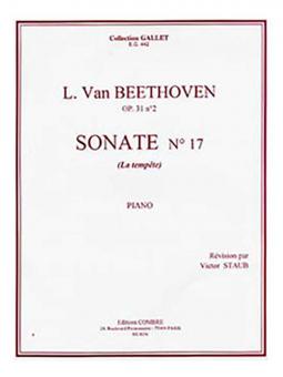 Sonate No. 17 op. 31 No. 2 La Tempete 