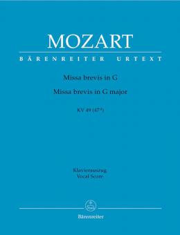 Missa brevis G-Dur KV 49 (47d) 