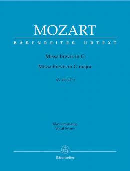 Missa brevis G-Dur KV 49 (47d) Standard