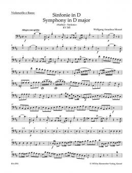 Sinfonie Nr. 35 D-Dur KV 385 