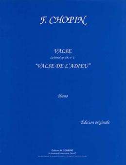 Valse op. 69 No. 1 L'Adieu 