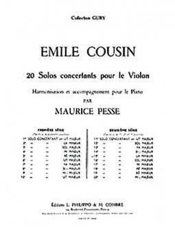 Solo concertant No. 15 en la min. 