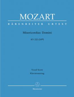 Misericordias domini KV 222 (205a) Standard