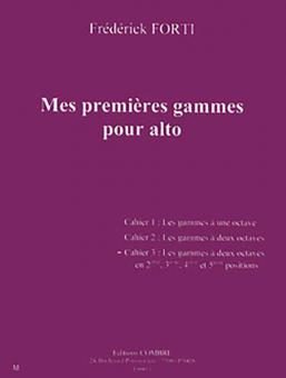 Mes premieres gammes pour alto Cahier 3 