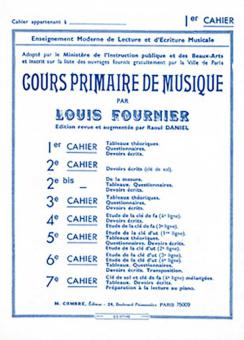 Cours primaire de musique cahier 1 