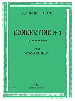 Concertino No. 3 re m. op. 33 