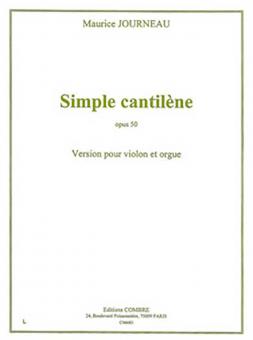 Simple cantilene op. 50 