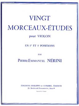 20 Morceaux-Etudes 