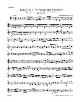 Konzert Nr. 11 F-Dur KV 413 (387a) 