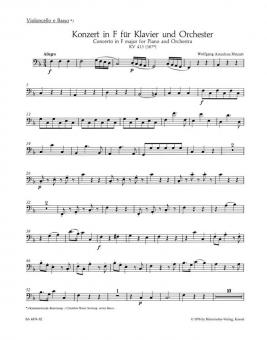Konzert Nr. 11 F-Dur KV 413 (387a) 