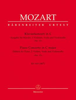 Klavierkonzert Nr.13 C-Dur KV 415(378b) Standard
