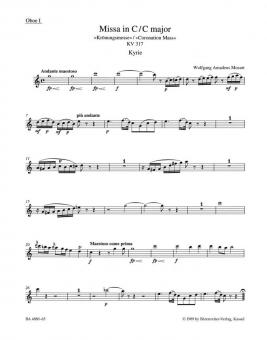 Missa C-Dur KV 317 "Krönungsmesse" 