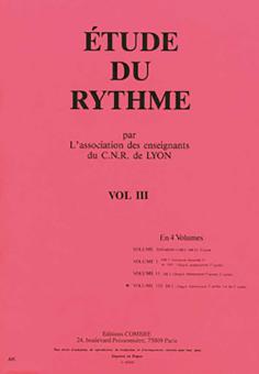 C.N.R. de Lyon - Etude du rythme 3 