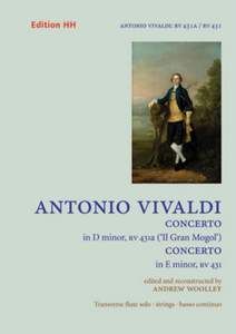 Two Flute Concertos ('Il Gran Mogol' RV431a And RV431) 