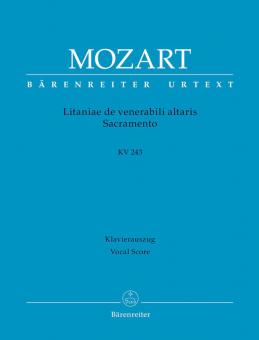 Litaniae de venerabili altaris Sacramento Es-Dur KV 243 Standard