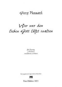 Wer nur den lieben Gott lässt walten 