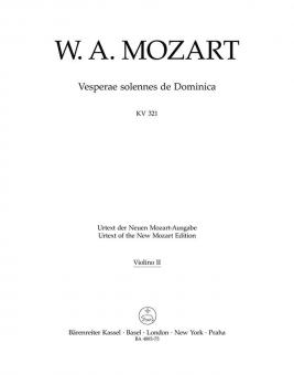 Vesperae solennes de Dominica KV 321 