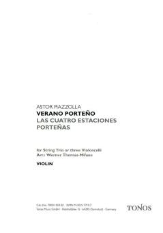 Las Quadro Estaciones Porteñas: Verano Porteño 