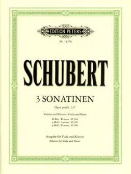 3 Sonatinen op. posth. 137 
