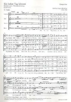 Ein hoher Tag kömmt 