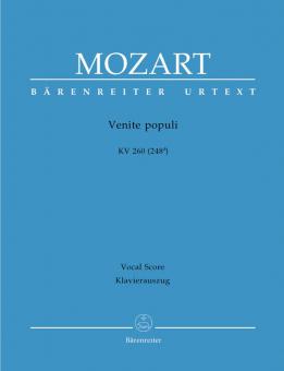 Venite populi KV 260 (248a) Standard