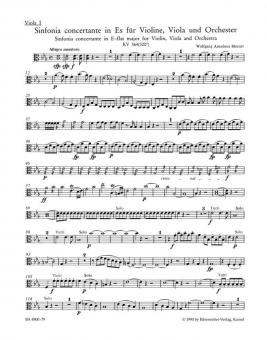 Sinfonia concertante Es-Dur KV 364 (320d) 