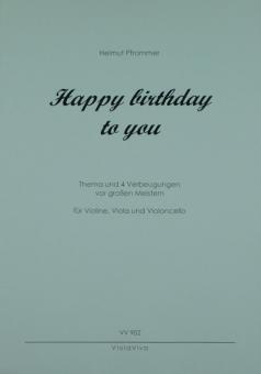 Happy birthday to you in B-dur 