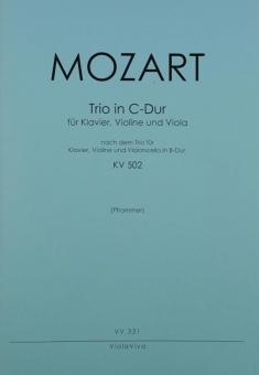 Klaviertrio in C-Dur KV 502 (original in B-Dur) 