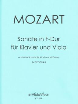 Sonate in F-Dur KV 377 (nach Violinsonate) 
