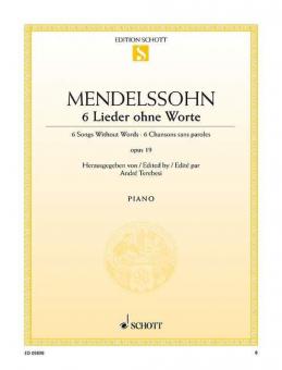 6 Lieder ohne Worte op. 19 Standard