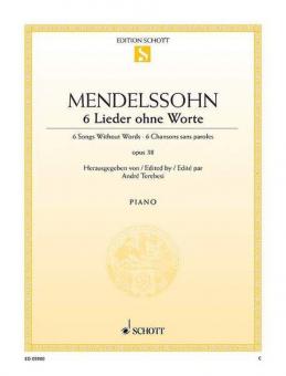 6 Lieder ohne Worte op. 38 Standard