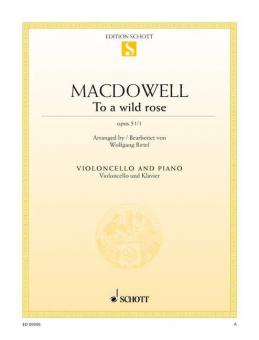 To A Wild Rose Op. 51/1 Standard